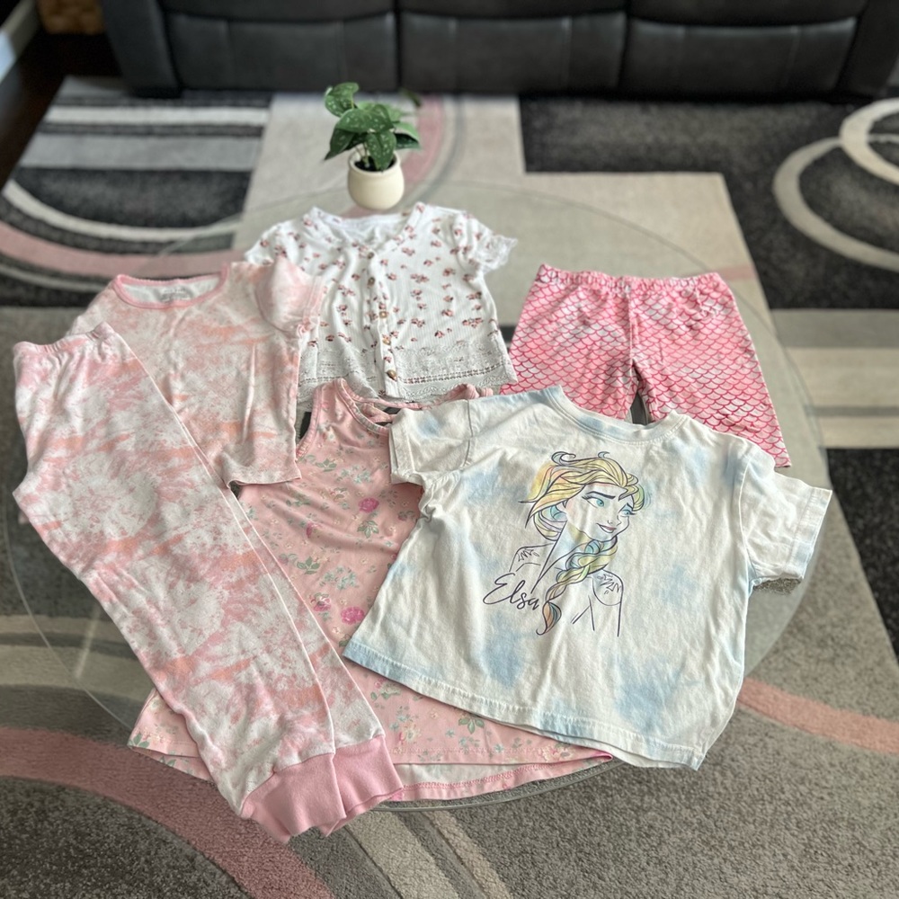 Shorts  shirt and pajamas for girls
